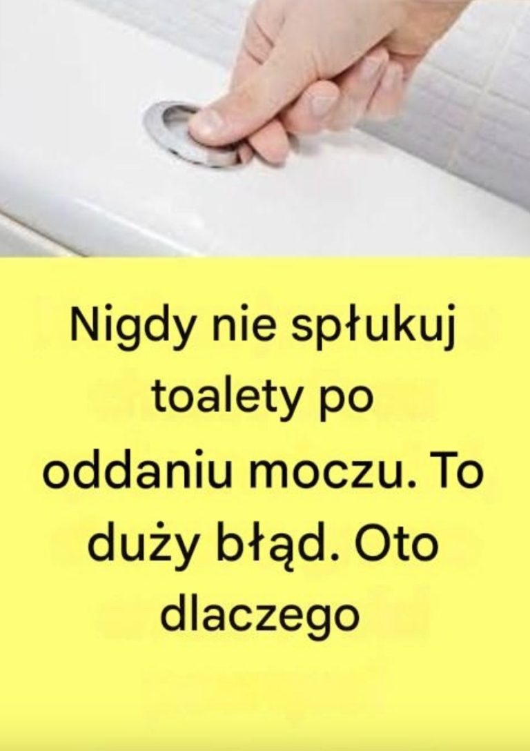 Nigdy nie spłukuj toalety po oddaniu moczu. To duży błąd. Oto dlaczego